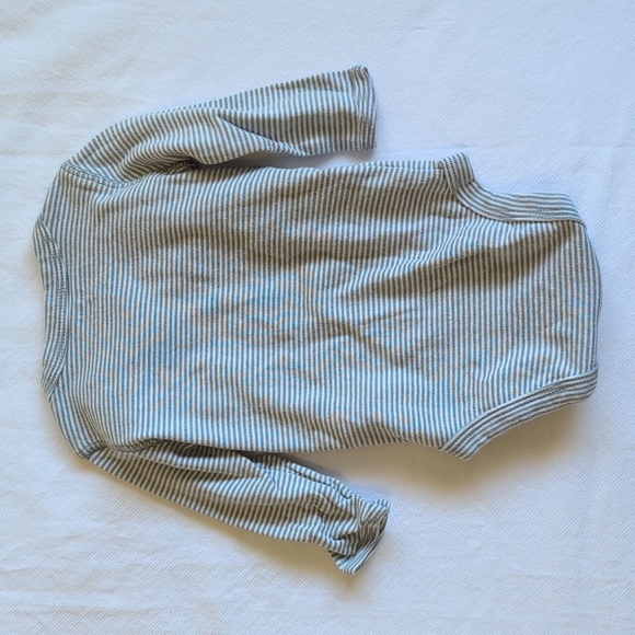 carter's 2-pack kimono style cotton long sleeve bodysuit bundle 3 months baby - Picture 4 of 7